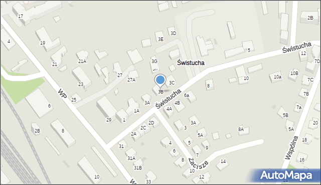 Aleksandrów Kujawski, Świstucha, 3B, mapa Aleksandrów Kujawski