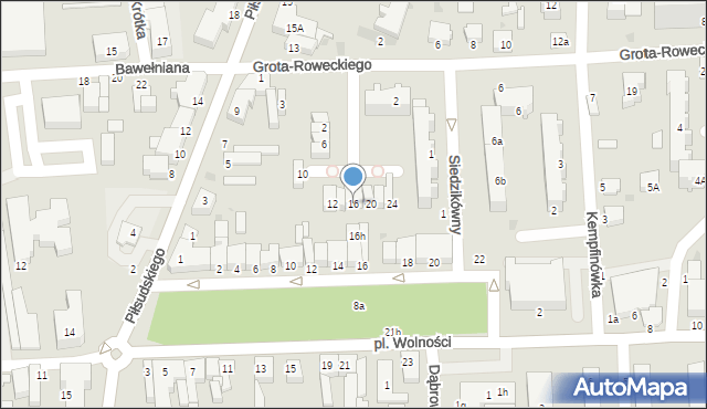 Bełchatów, św. Stanisława Biskupa, 16, mapa Bełchatów