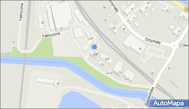 Białogard, Świdwińska, 21E, mapa Białogard