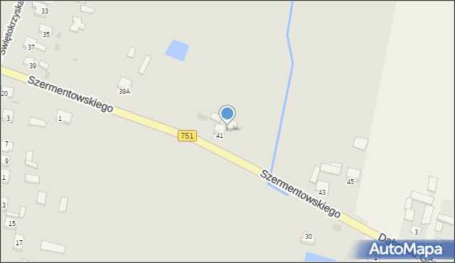 Bodzentyn, Świętokrzyska, 41A, mapa Bodzentyn