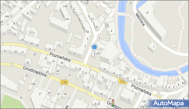 Bydgoszcz, Świętej Trójcy, 2, mapa Bydgoszczy