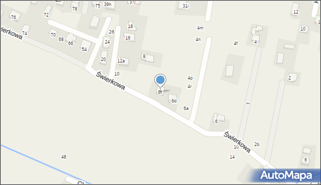 Chełmiec, Świerkowa, 6f, mapa Chełmiec