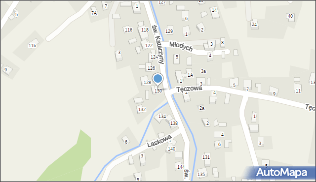 Cięcina, św. Katarzyny, 130, mapa Cięcina