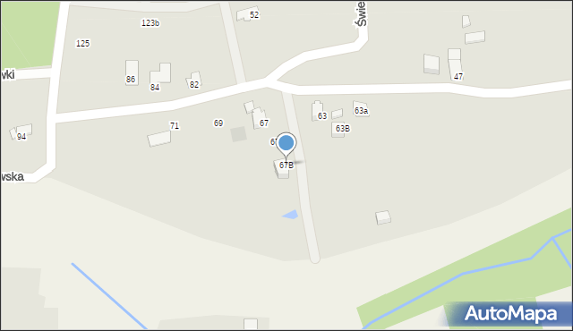 Czechowice-Dziedzice, Świerkowicka, 67B, mapa Czechowic-Dziedzic