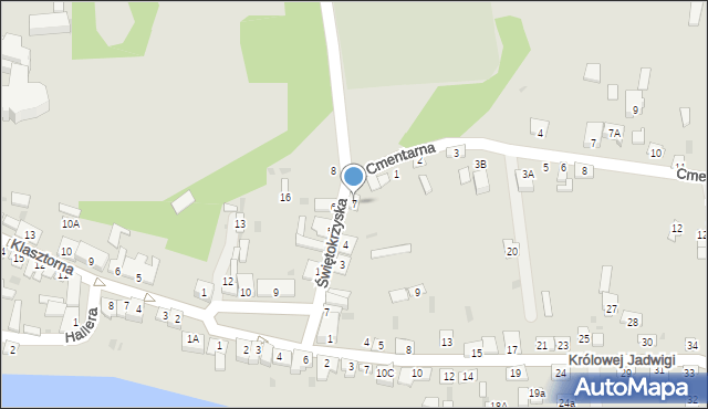 Czerwińsk nad Wisłą, Świętokrzyska, 7, mapa Czerwińsk nad Wisłą