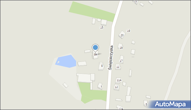 Daleszyce, Świętokrzyska, 9A, mapa Daleszyce