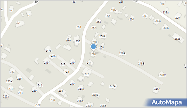 Dębica, Świętosława, 246, mapa Dębicy