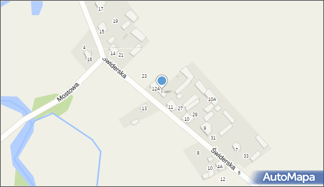 Dobrzyniec, Świderska, 25, mapa Dobrzyniec