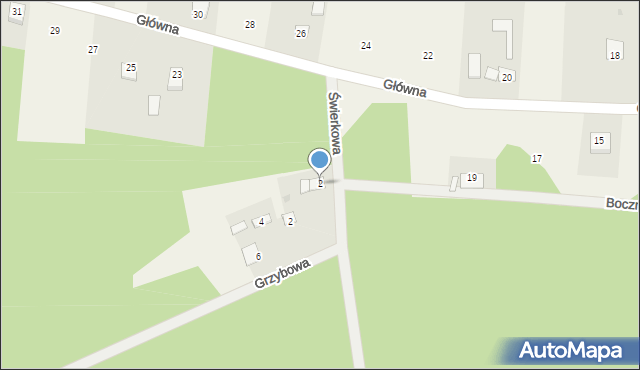 Fletnowo, Świerkowa, 2, mapa Fletnowo