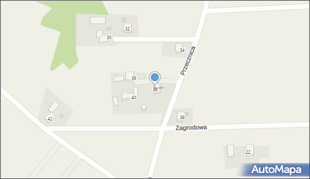 Frydrychowice, Światowa, 38, mapa Frydrychowice