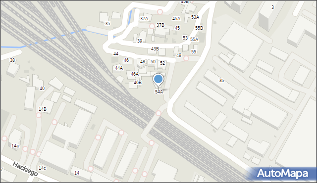 Gdynia, św. Mikołaja, 54A, mapa Gdyni