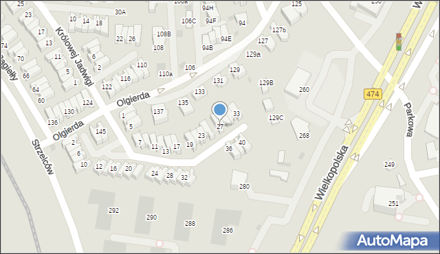 Gdynia, św. Kazimierza Królewicza, 27, mapa Gdyni