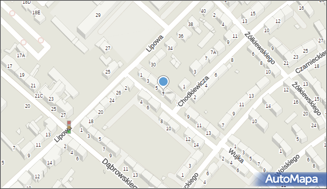 Gliwice, św. Bronisławy, 7, mapa Gliwic