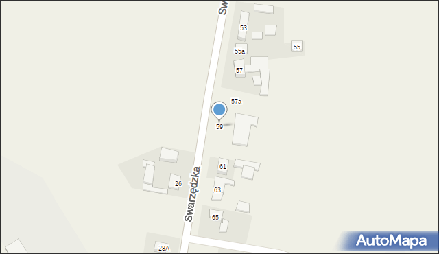 Gruszczyn, Swarzędzka, 59, mapa Gruszczyn