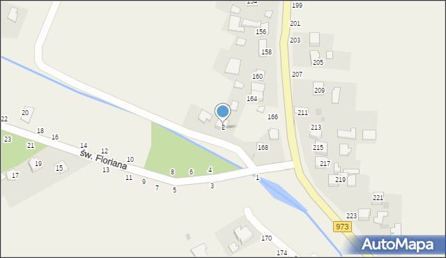 Ilkowice, św. Floriana, 2, mapa Ilkowice