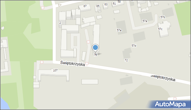 Inowrocław, Świętokrzyska, 76, mapa Inowrocławia