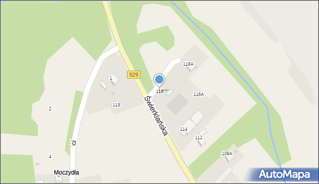 Jankowice, Świerklańska, 118, mapa Jankowice