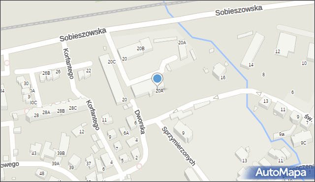 Jelenia Góra, św. Jadwigi Śląskiej, 20, mapa Jelenia Góra