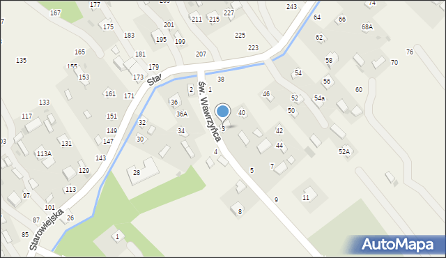 Karczmiska Drugie, św. Wawrzyńca, 3, mapa Karczmiska Drugie