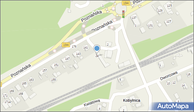 Kobylnica, Swarzędzka, 2a, mapa Kobylnica