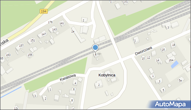 Kobylnica, Swarzędzka, 5, mapa Kobylnica