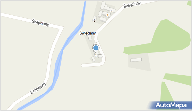 Krotoszyce, Święciany, 1, mapa Krotoszyce