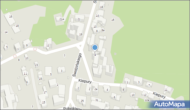 Krynica-Zdrój, Świdzińskiego Henryka, prof., 4, mapa Krynica-Zdrój