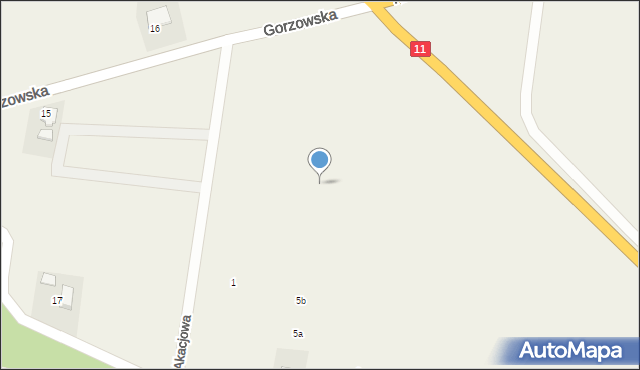 Ligota Górna, Świerkowa, 5b, mapa Ligota Górna