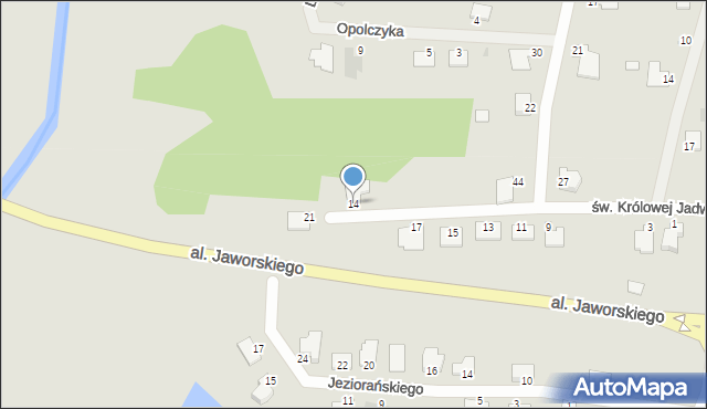Lubaczów, św. Królowej Jadwigi, 14, mapa Lubaczów