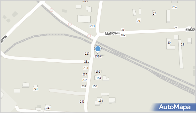 Lublin, Świętochowskiego Aleksandra, 152A, mapa Lublina