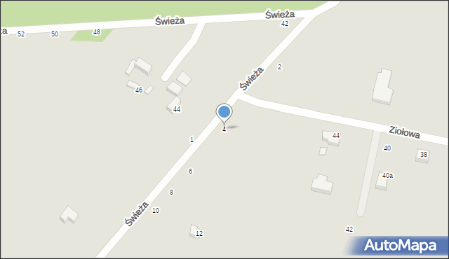 Lublin, Świeża, 4, mapa Lublina