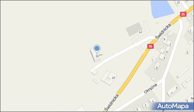 Marcinowice, Świdnicka, 14, mapa Marcinowice