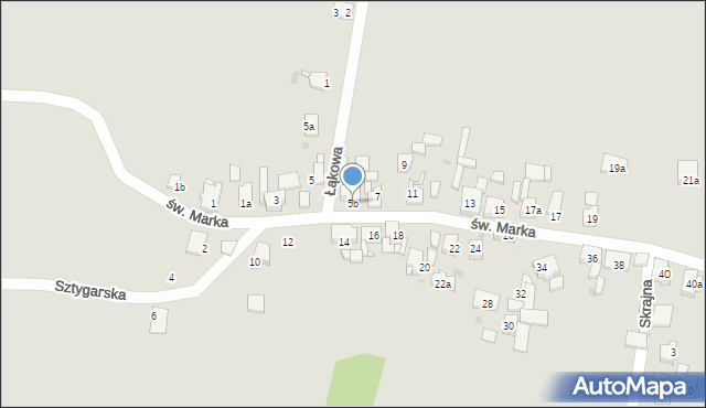 Miasteczko Śląskie, św. Marka, 5b, mapa Miasteczko Śląskie