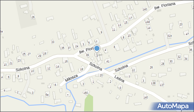 Młodów, św. Floriana, 2, mapa Młodów