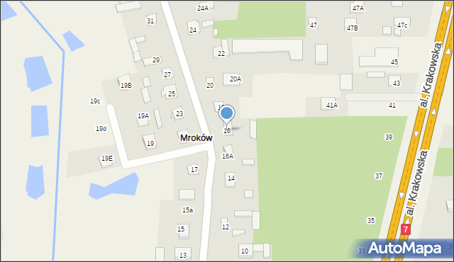 Mroków, Świątkiewicz Marii, 16, mapa Mroków