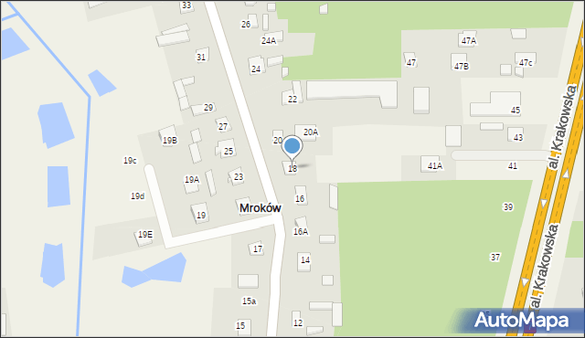 Mroków, Świątkiewicz Marii, 18, mapa Mroków