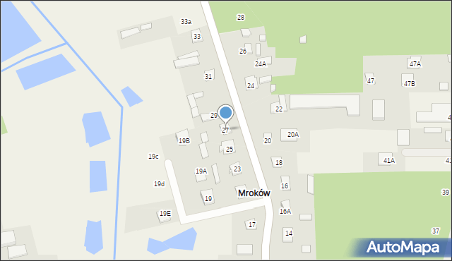 Mroków, Świątkiewicz Marii, 27, mapa Mroków