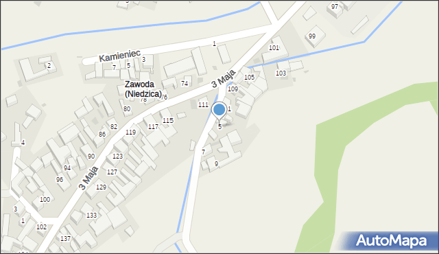 Niedzica, św. Bartłomieja, 5, mapa Niedzica