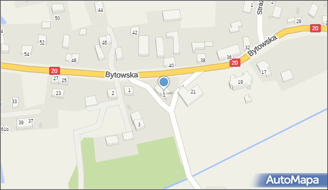 Niezabyszewo, św. Mikołaja, 1, mapa Niezabyszewo