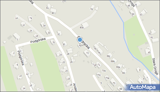 Nowa Ruda, Świdnicka, 73, mapa Nowa Ruda