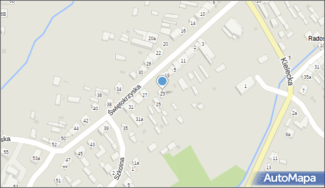 Nowa Słupia, Świętokrzyska, 23, mapa Nowa Słupia