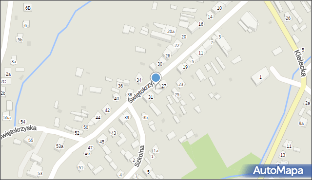 Nowa Słupia, Świętokrzyska, 29A, mapa Nowa Słupia