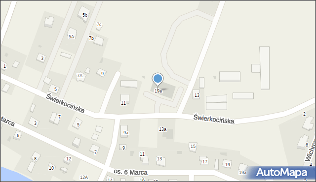 Nowa Wieś, Świerkocińska, 19a, mapa Nowa Wieś