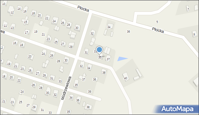 Nowe Proboszczewice, Świerkowa, 35, mapa Nowe Proboszczewice