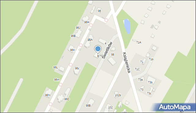 Owczarnia, Świetlików, 6, mapa Owczarnia