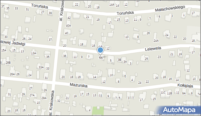 Piastów, św. Królowej Jadwigi, 5A, mapa Piastów