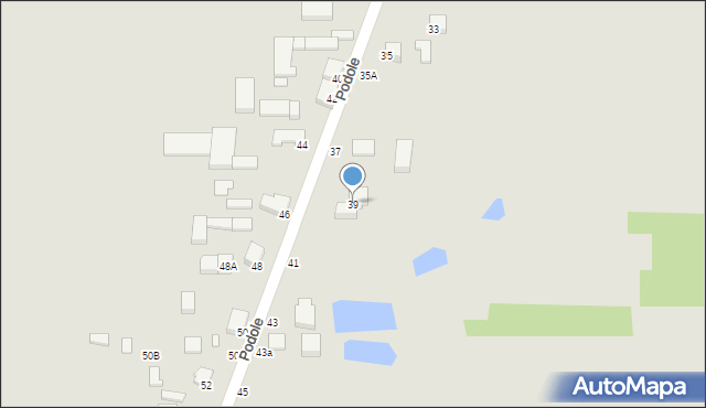 Piotrków Trybunalski, Świerczów, 39, mapa Piotrków Trybunalski