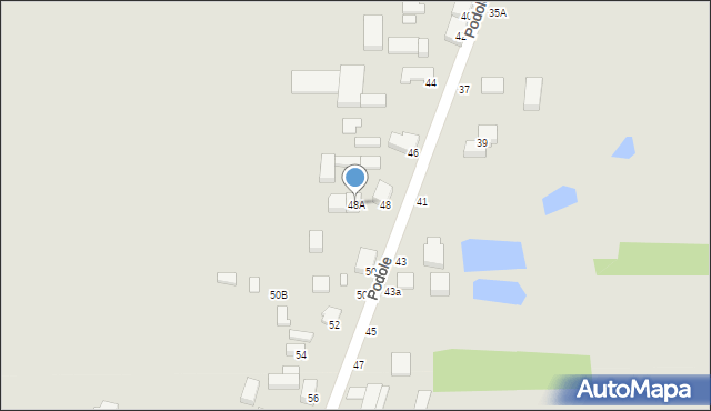 Piotrków Trybunalski, Świerczów, 48A, mapa Piotrków Trybunalski