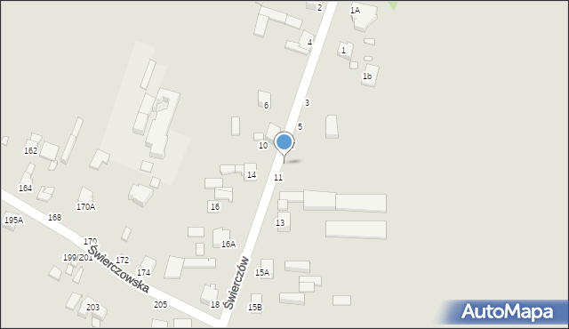 Piotrków Trybunalski, Świerczów, 9, mapa Piotrków Trybunalski