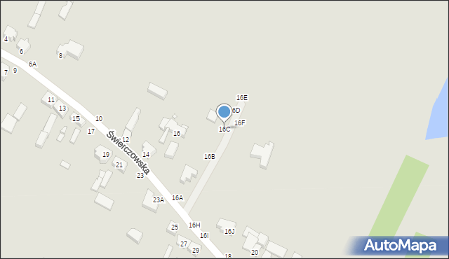 Piotrków Trybunalski, Świerczowska, 16C, mapa Piotrków Trybunalski